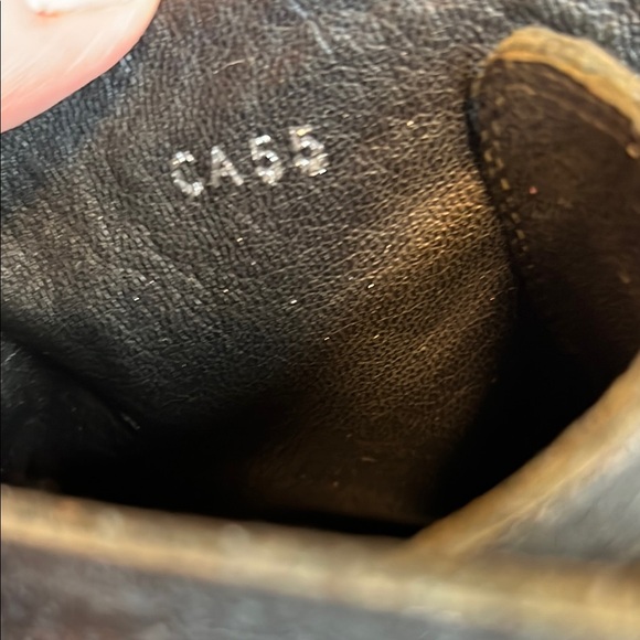 John Fluevog Black Blue Swirl Boots 7.5 Women’s 9.5 - Picture 9 of 9